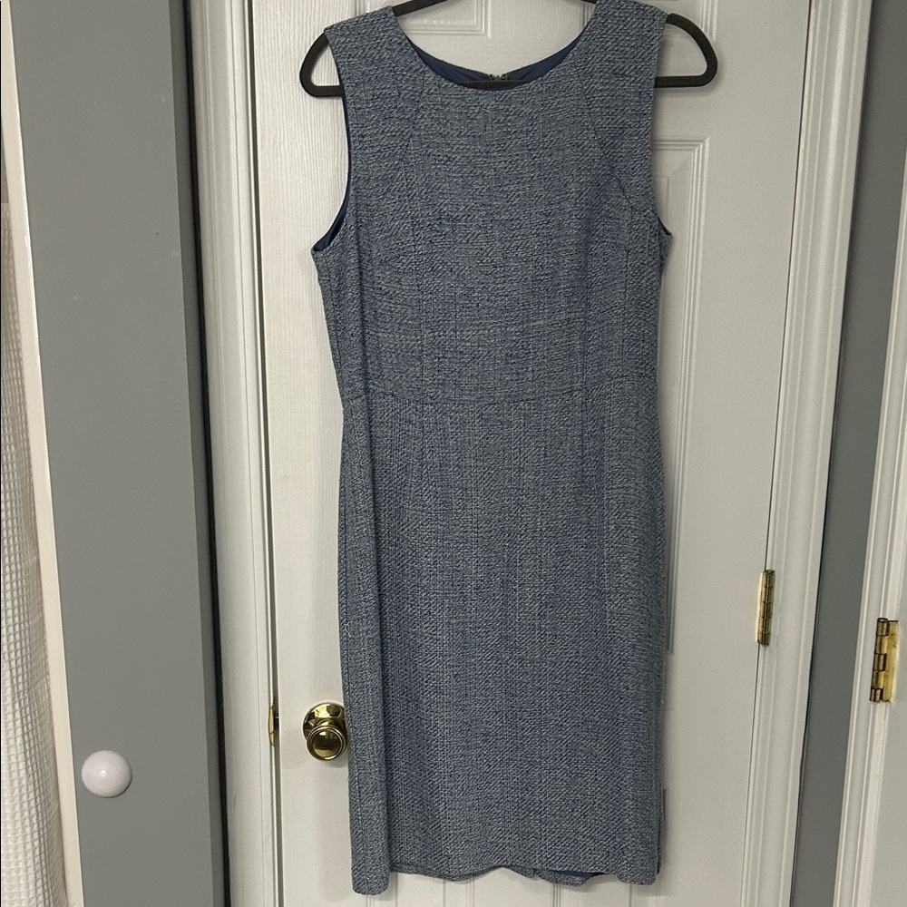 Pendleton Textured Blue Midi Dress